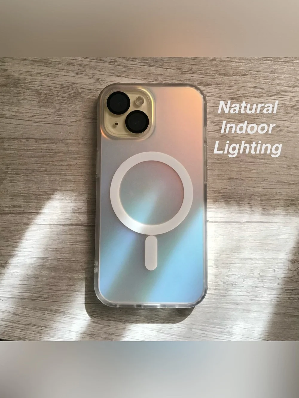 Waterfall iPhone 15 phone Case Cover Holographic Soft/hard iridescent MagSafe